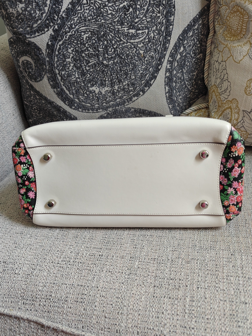 Coach Margot Carryall Pink Posey & Chalk Multi & Accessories - Picture 7 of 11